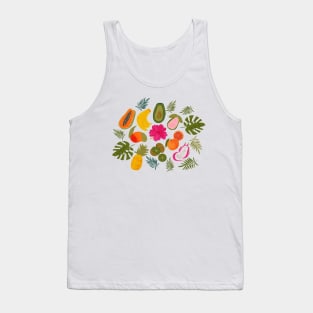 Tropical Fruit Paradise Tank Top